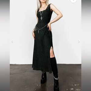 Disturbia Thekla Midi Dress with Charm Belt